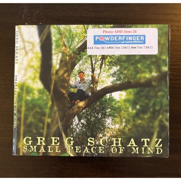 3 For $6 Greg Schatz : Small Peace Of Mind (CD, 2017) Promo Hot Spazz Records - Picture 1 of 4